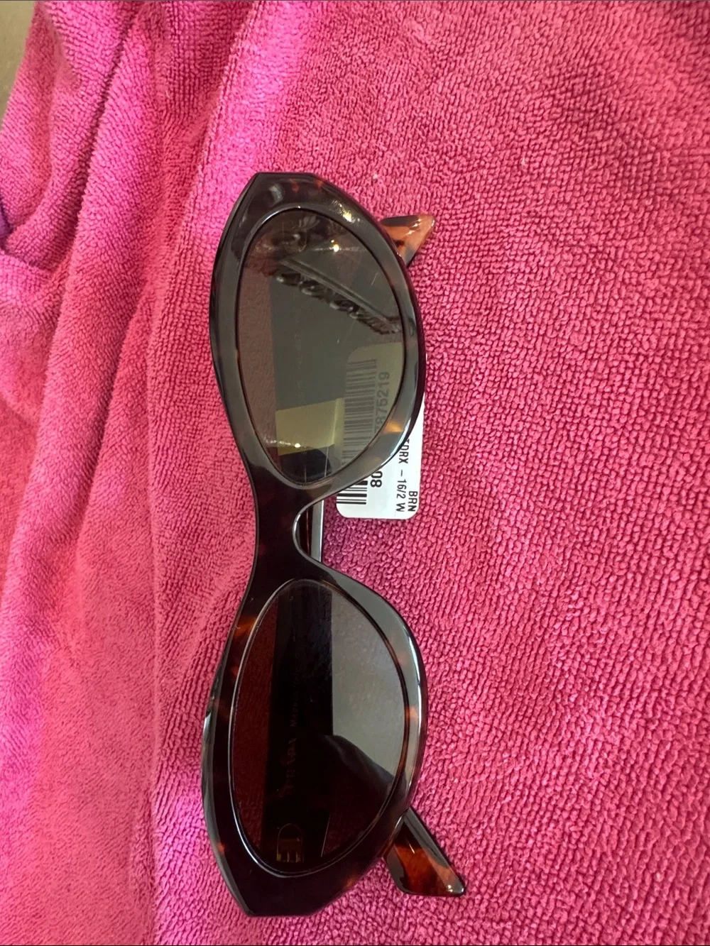 New Prada Tortoiseshell Sunglasses with Dark Lenses with tag